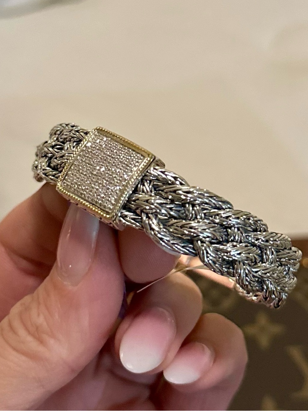 Stunning silver and gold Effy bracelet